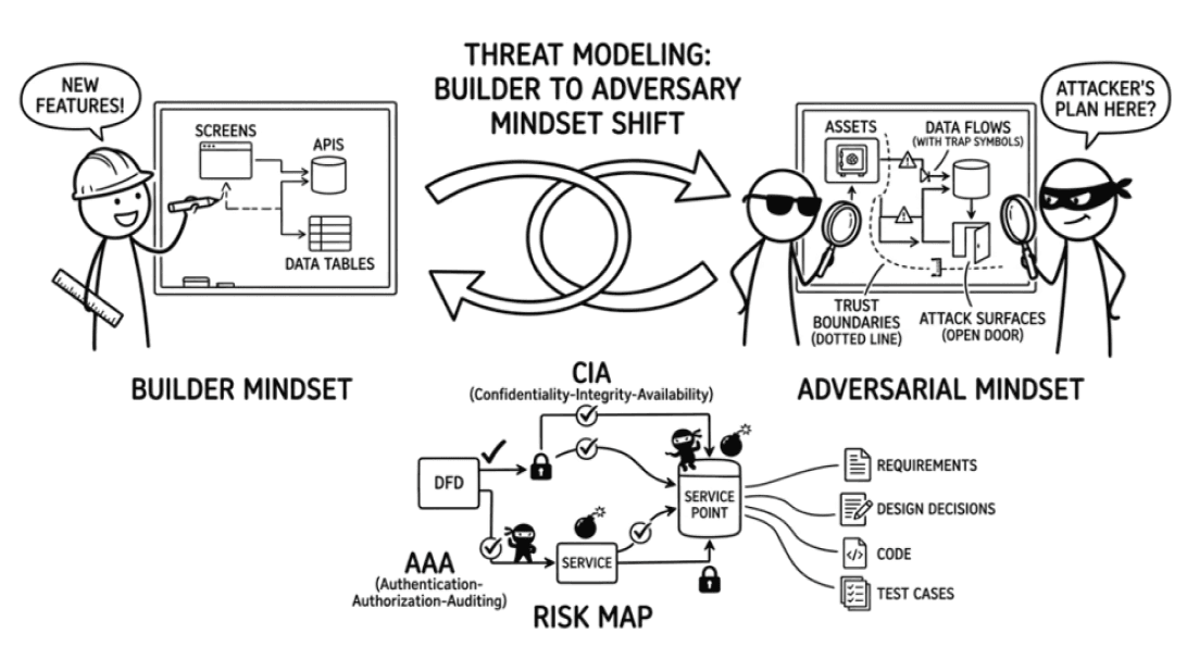 Threat Modeling : đưa tư duy đối kháng vào thiết kế phần mềm từ sớm