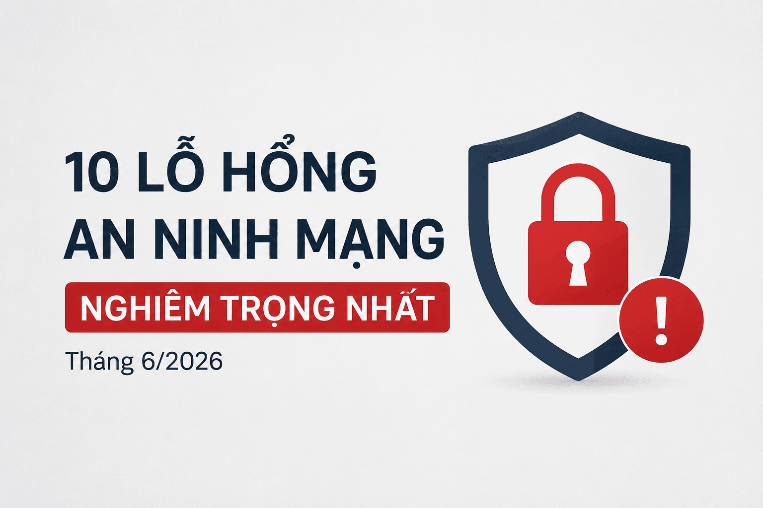 Mười Lỗ Hổng Bảo Mật Nổi Bật Tháng 6 Năm 2026