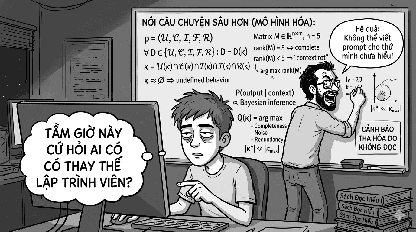 Prompt không thay thế tư duy: Điều cốt lõi của thời đại AI là context và năng lực hiểu