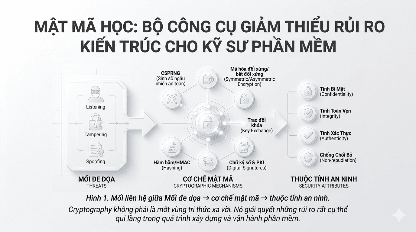 Kiến thức cơ bản về mật mã học cho kỹ sư phần mềm và kỹ sư an toàn ứng dụng