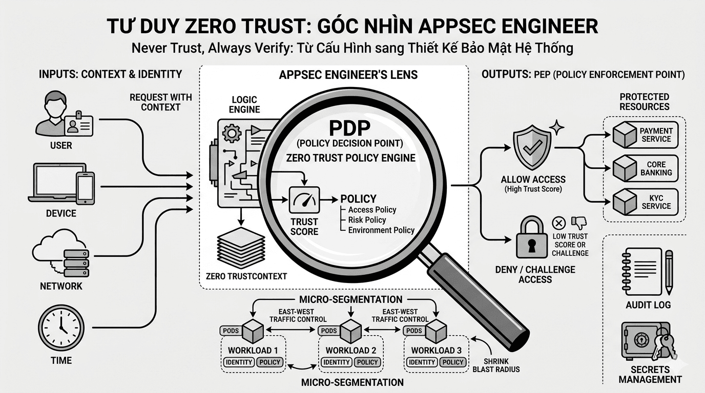 Zero trust architecture dưới góc nhìn của một appsec engineer